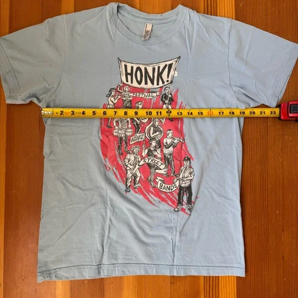 HONK! - Festival of Activist Street Bands 2014 screen printed t-shirt men's M - Picture 6 of 7